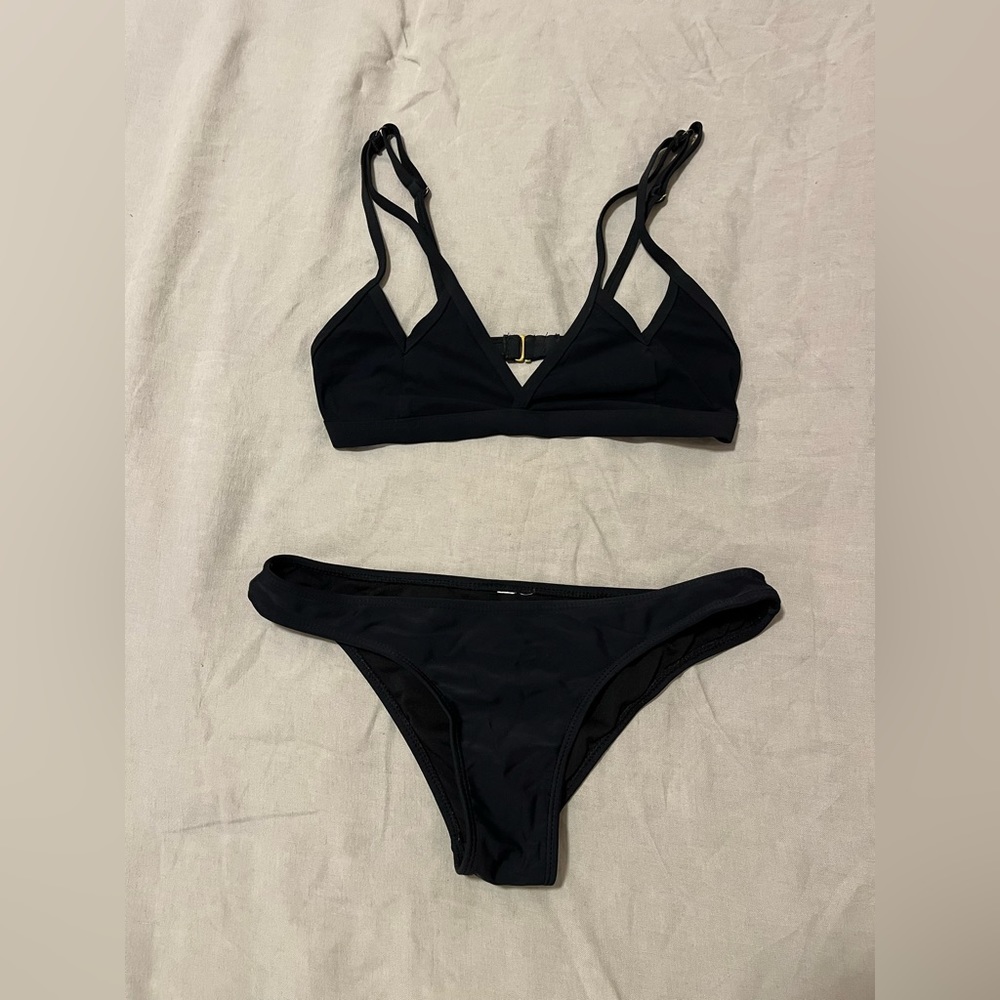 Black Strappy Bikini